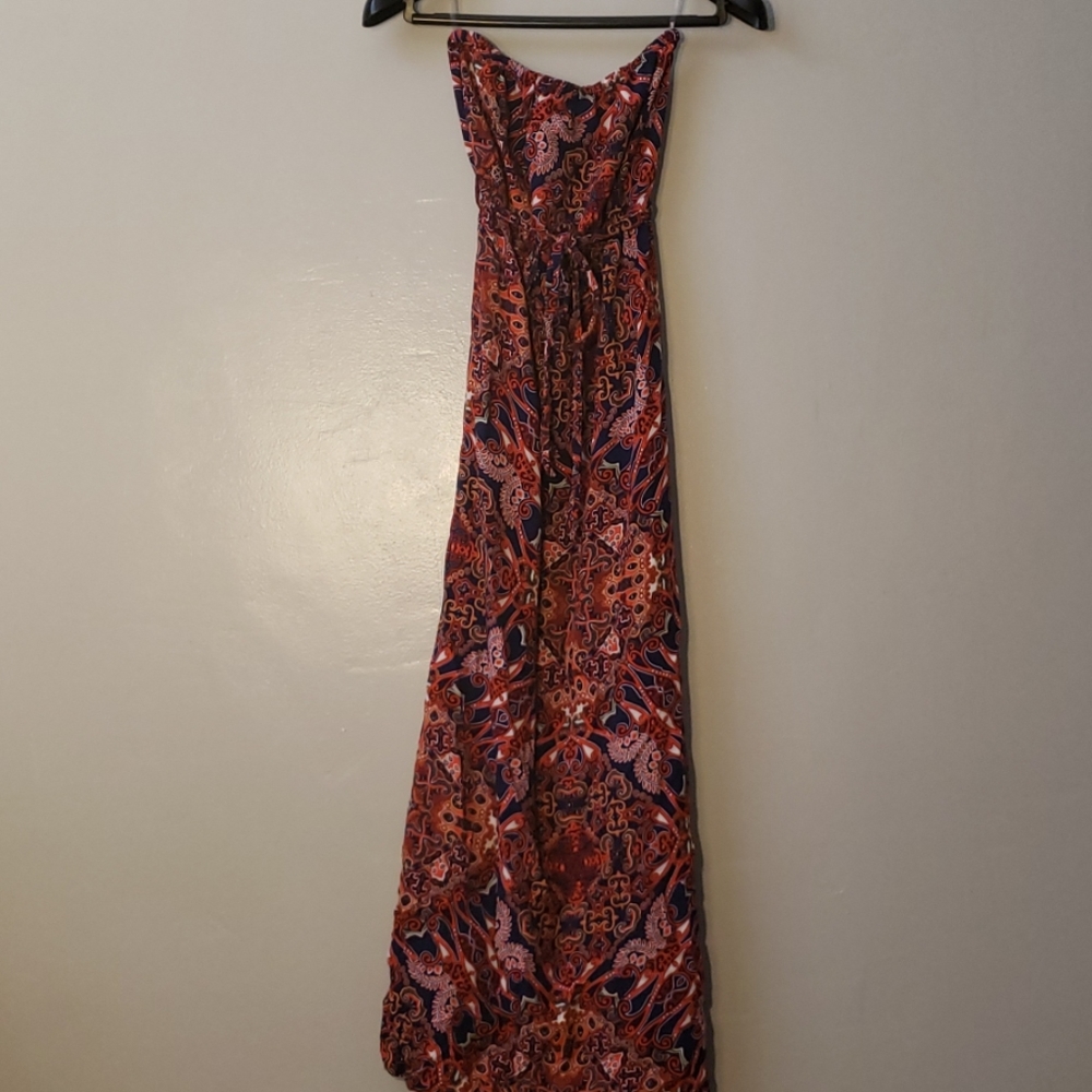 Strapless Pattern Dress